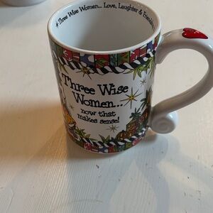 NWT Suzy Toronto Three Wise Women Mug